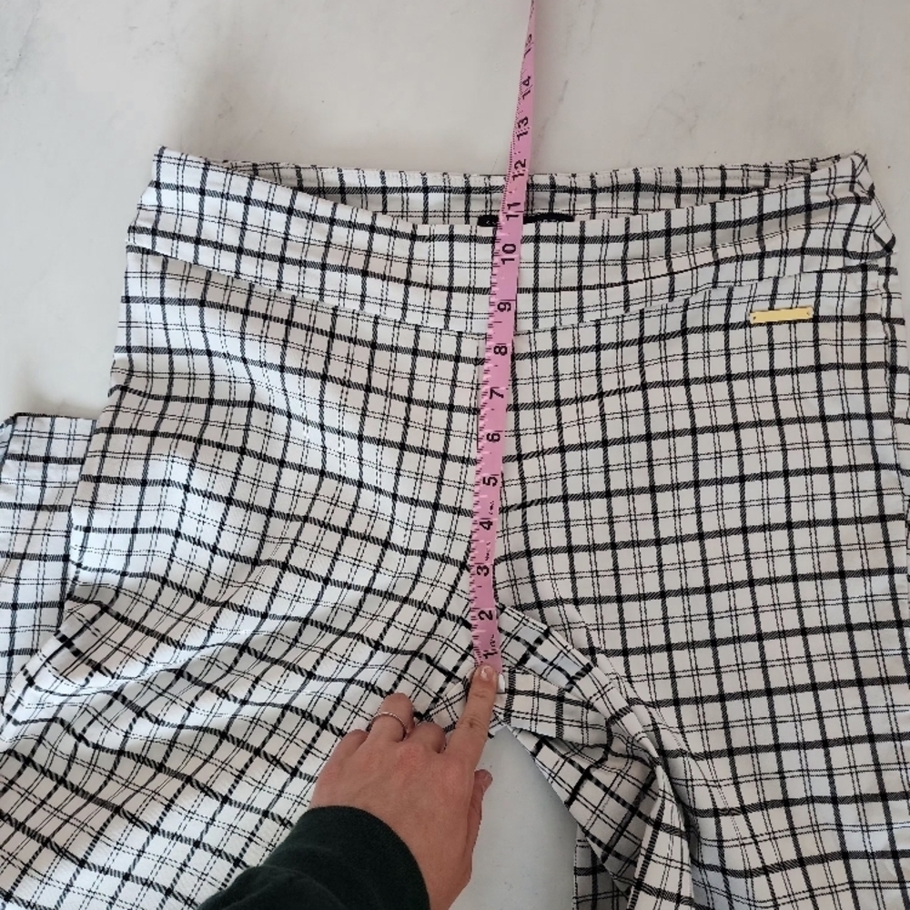 Counterparts White and Black Plaid Pants Petite Large - Picture 3 of 15